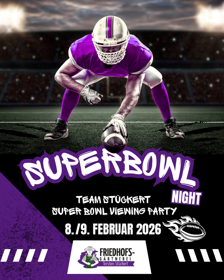 Super Bowl: Unser Team-Event